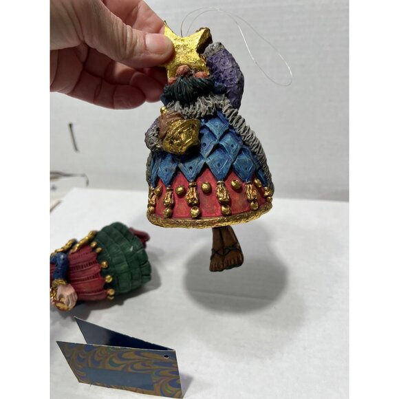 Department 56 Czarry Nights hand painted ornaments Three Wise men ornaments - Picture 4 of 9